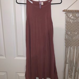 Dusty rose colored dress